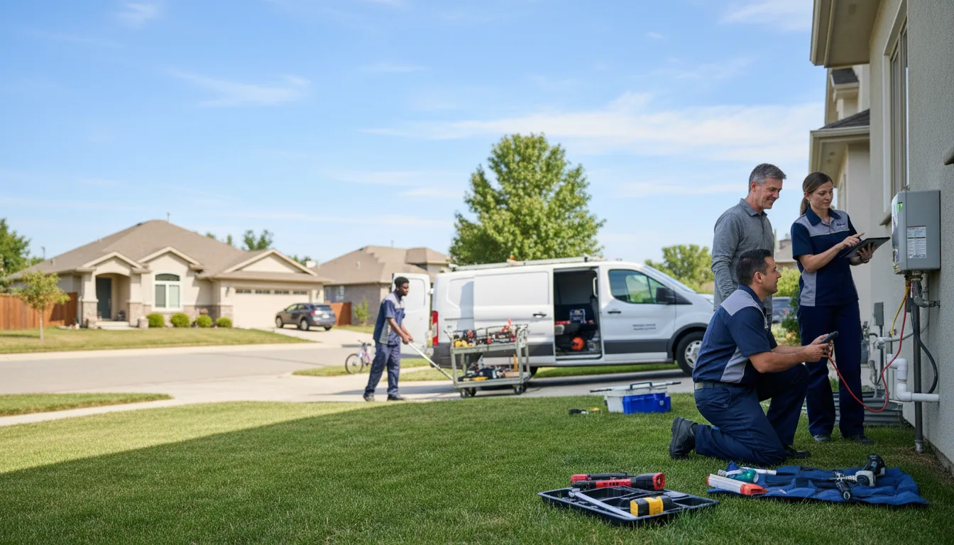Tankless water heater service in Gillett, TX